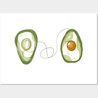 Funny Avocado Posters and Art